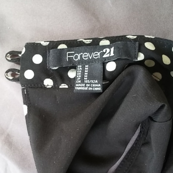 Forever 21 Black & White Polka Dot Dress - Picture 6 of 6